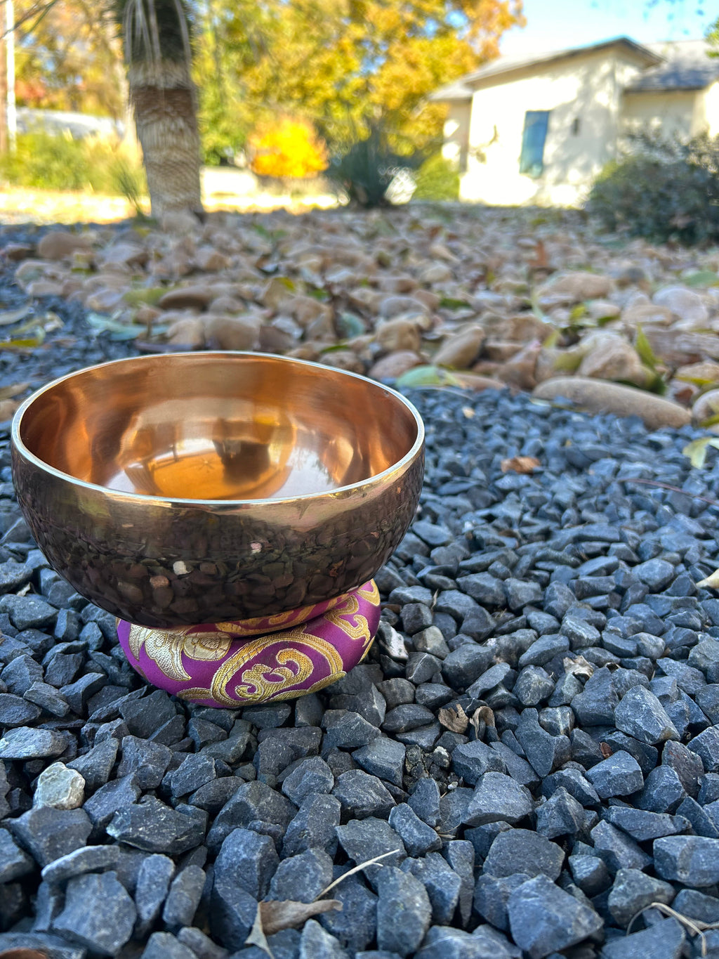 The Ohm Store 6.25 Inch 4th Octave D-Note Sacral Chakra Bowl - view 8