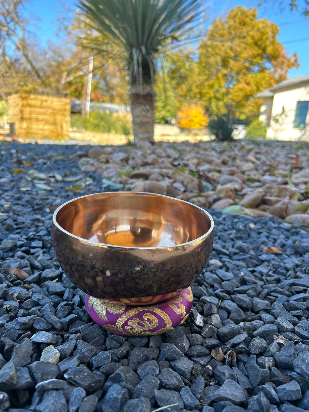 The Ohm Store 6.25 Inch 4th Octave D-Note Sacral Chakra Bowl - view 3