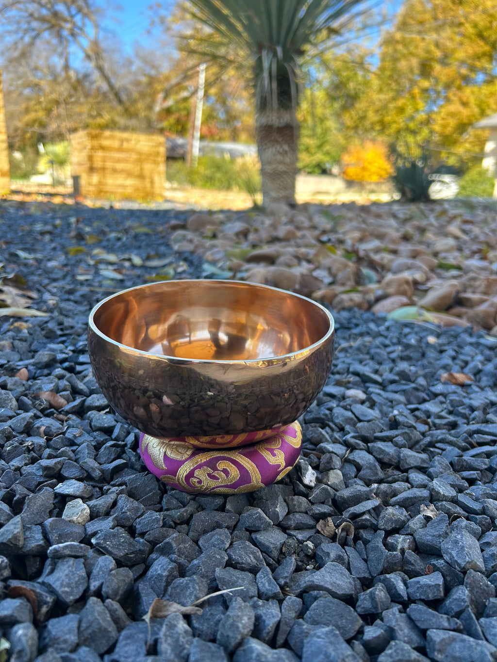 The Ohm Store 6.25 Inch 4th Octave D-Note Sacral Chakra Bowl - view 6