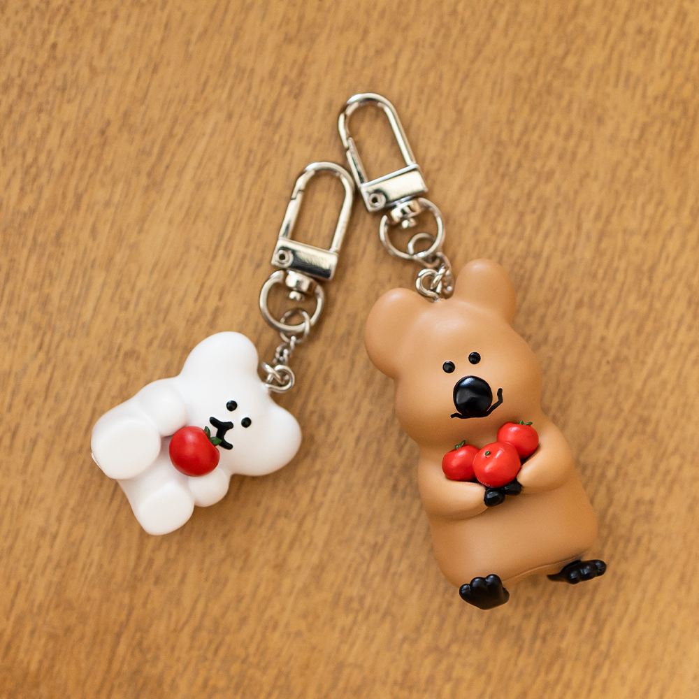 Inside Object Korean Character Keyring - Handmade Seoul Design No.5 - view 4