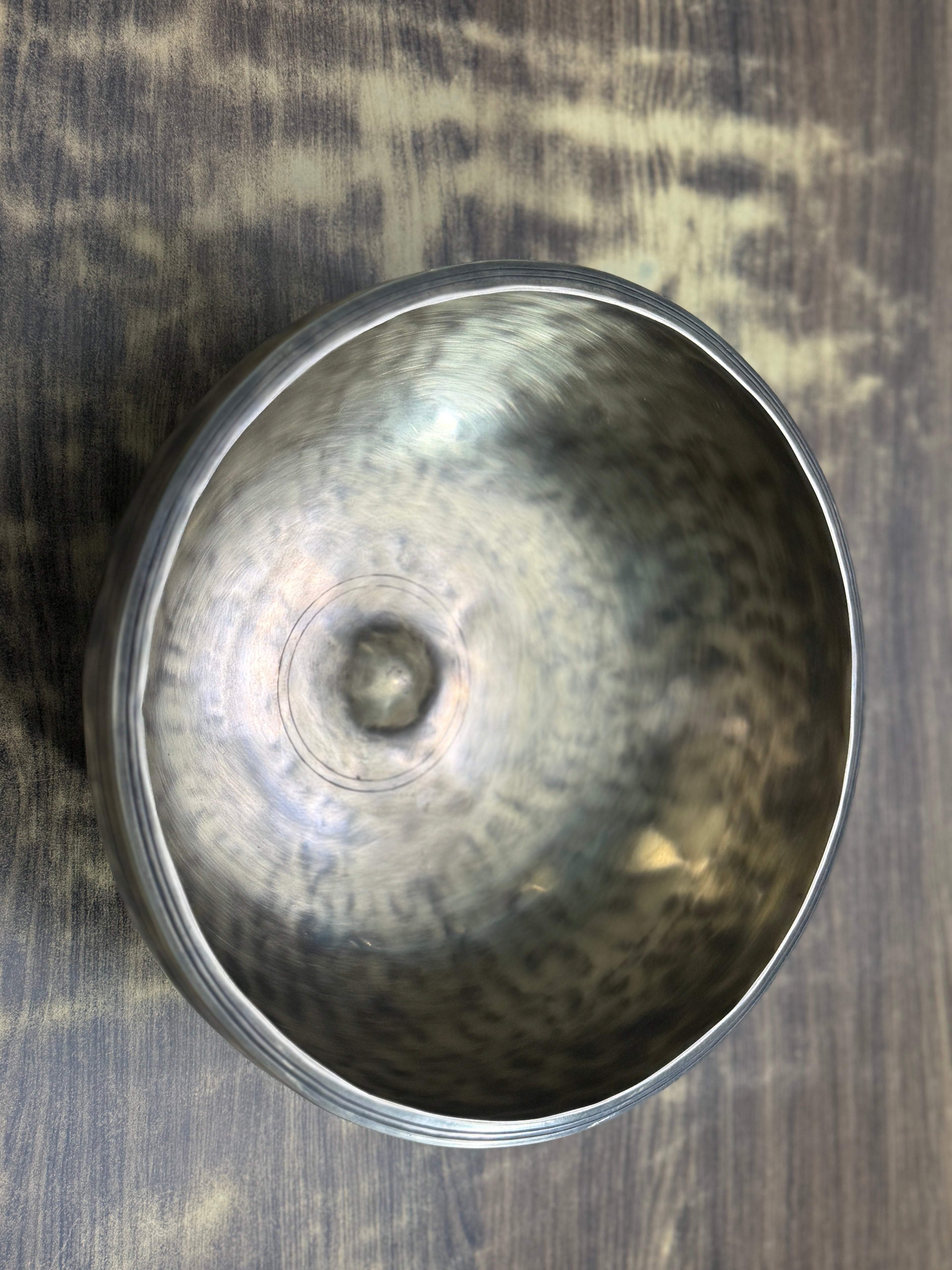 The Ohm Store 11 Inch Extra Thick Rim Handmade Lingam Bowl I Limited Edition Bowl - view 6
