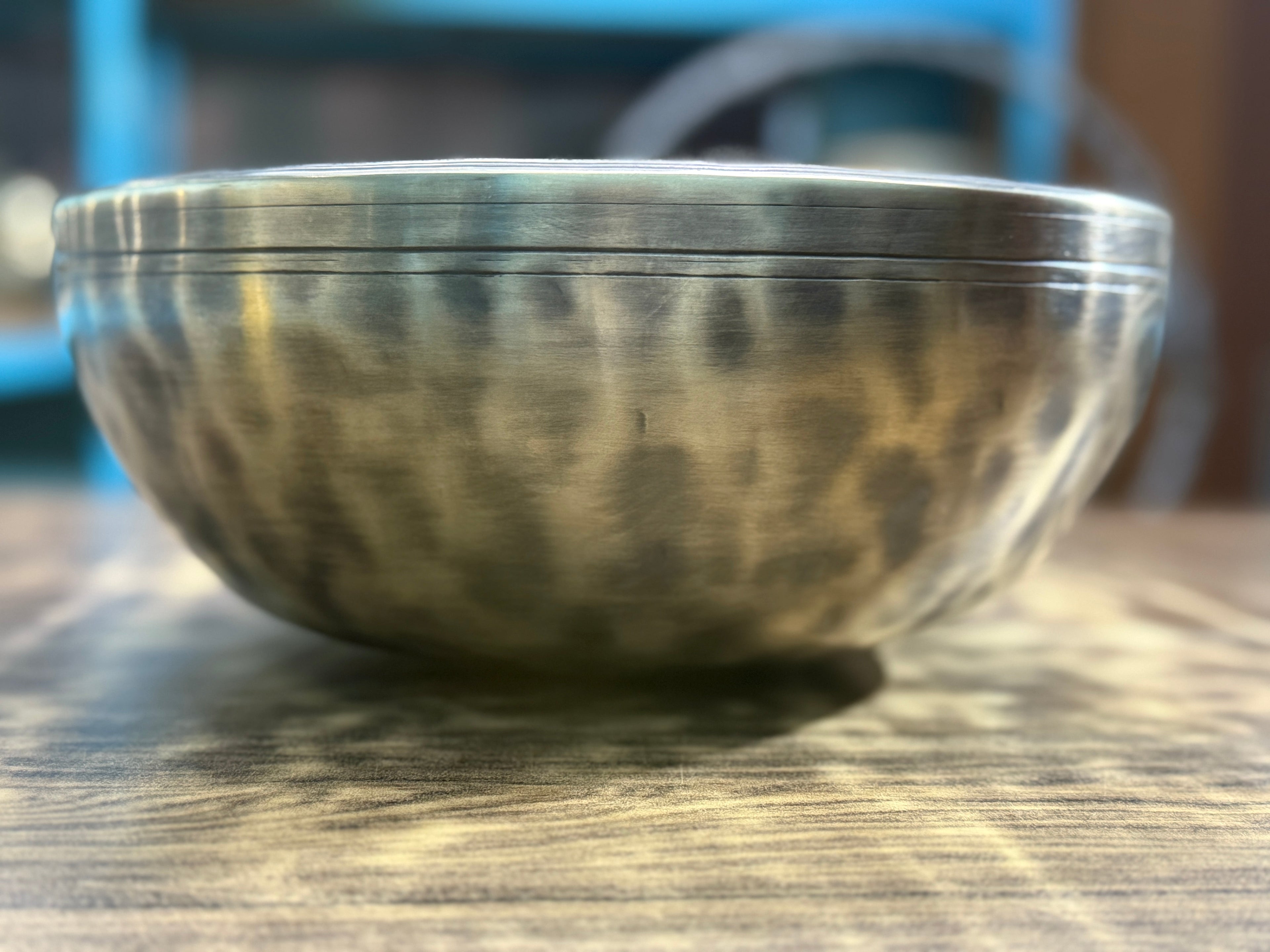 The Ohm Store 11 Inch Extra Thick Rim Handmade Lingam Bowl I Limited Edition Bowl - view 7