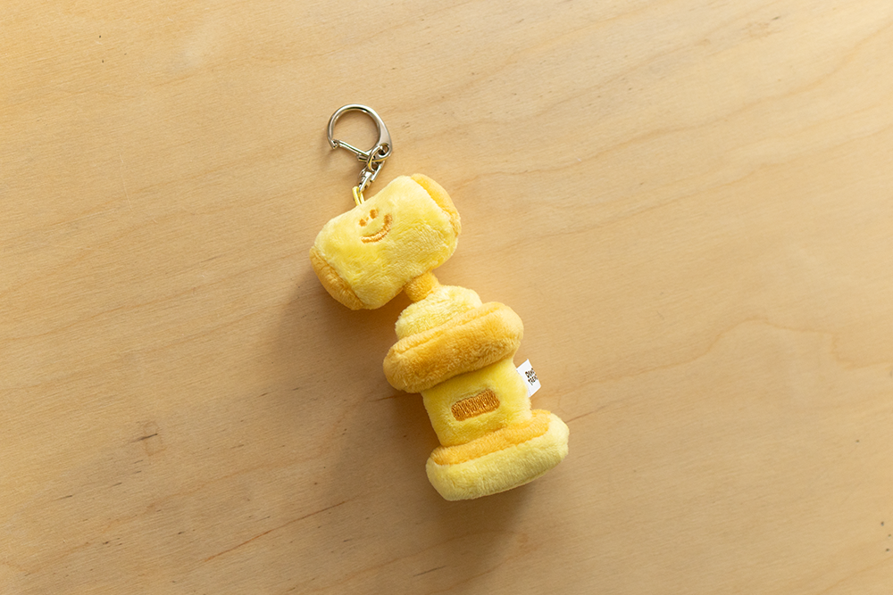 Inside Object Korean Character Keyring - Handmade Seoul Design No.10 - view 4