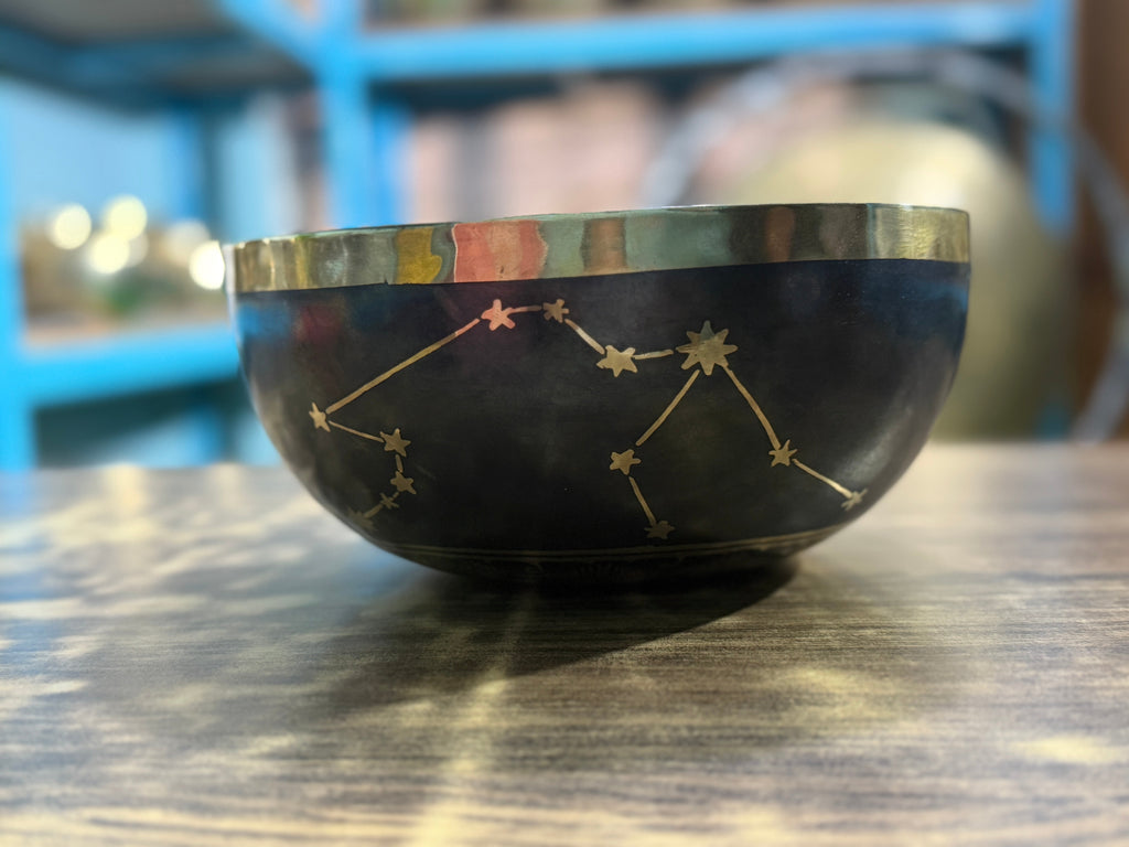 The Aquarius Singing Bowl - 9 inch Large | Handmade In Nepal - view 5