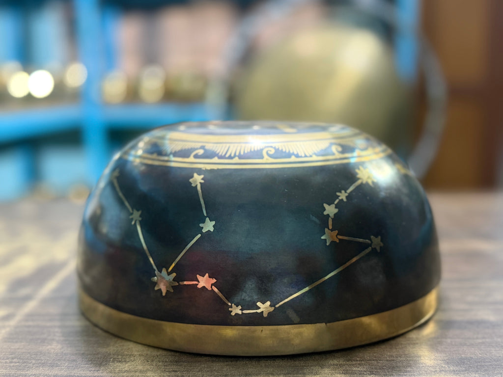 The Aquarius Singing Bowl - 9 inch Large | Handmade In Nepal - view 4