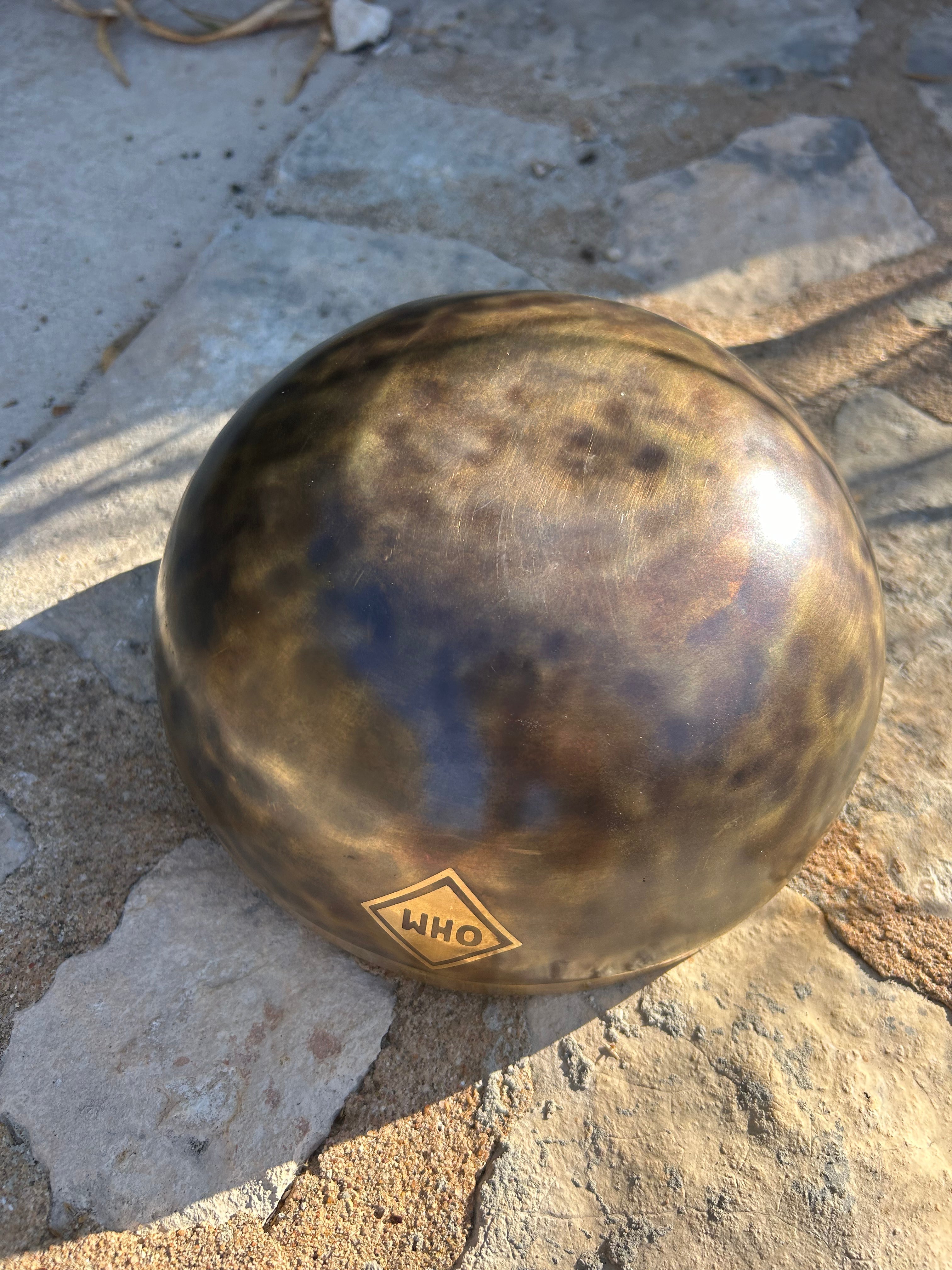 The Ohm Store E Note 3rd Octave - Legacy Collection Handmade Bronze Makers Mark Singing Bowl - view 6