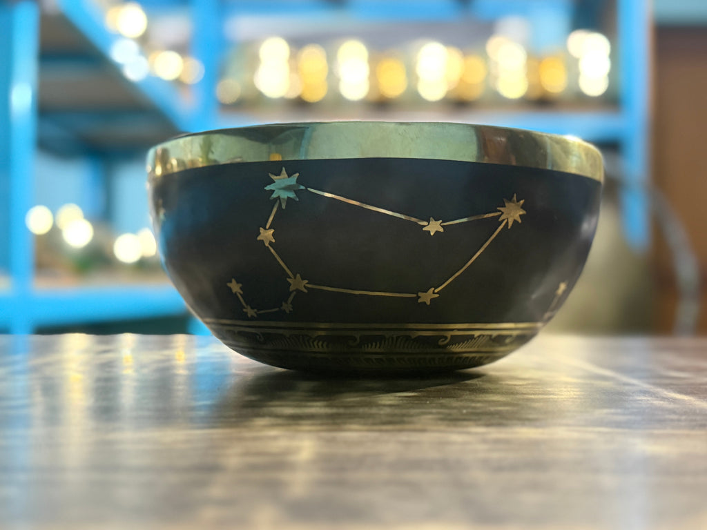 The Leo Singing Bowl - 9 inch Large | Handmade In Nepal - view 2
