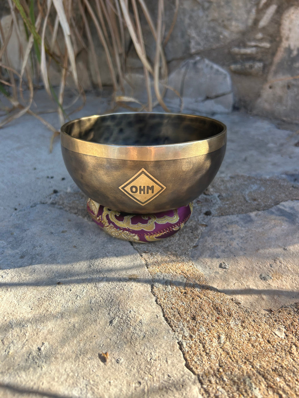 The Ohm Store E Note 4th Octave - Legacy Collection Handmade Bronze Makers Mark Singing Bowl - view 6