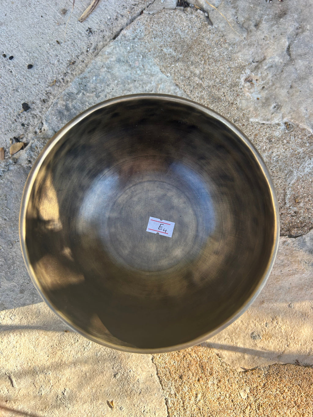 The Ohm Store E Note 4th Octave - Legacy Collection Handmade Bronze Makers Mark Singing Bowl - view 3