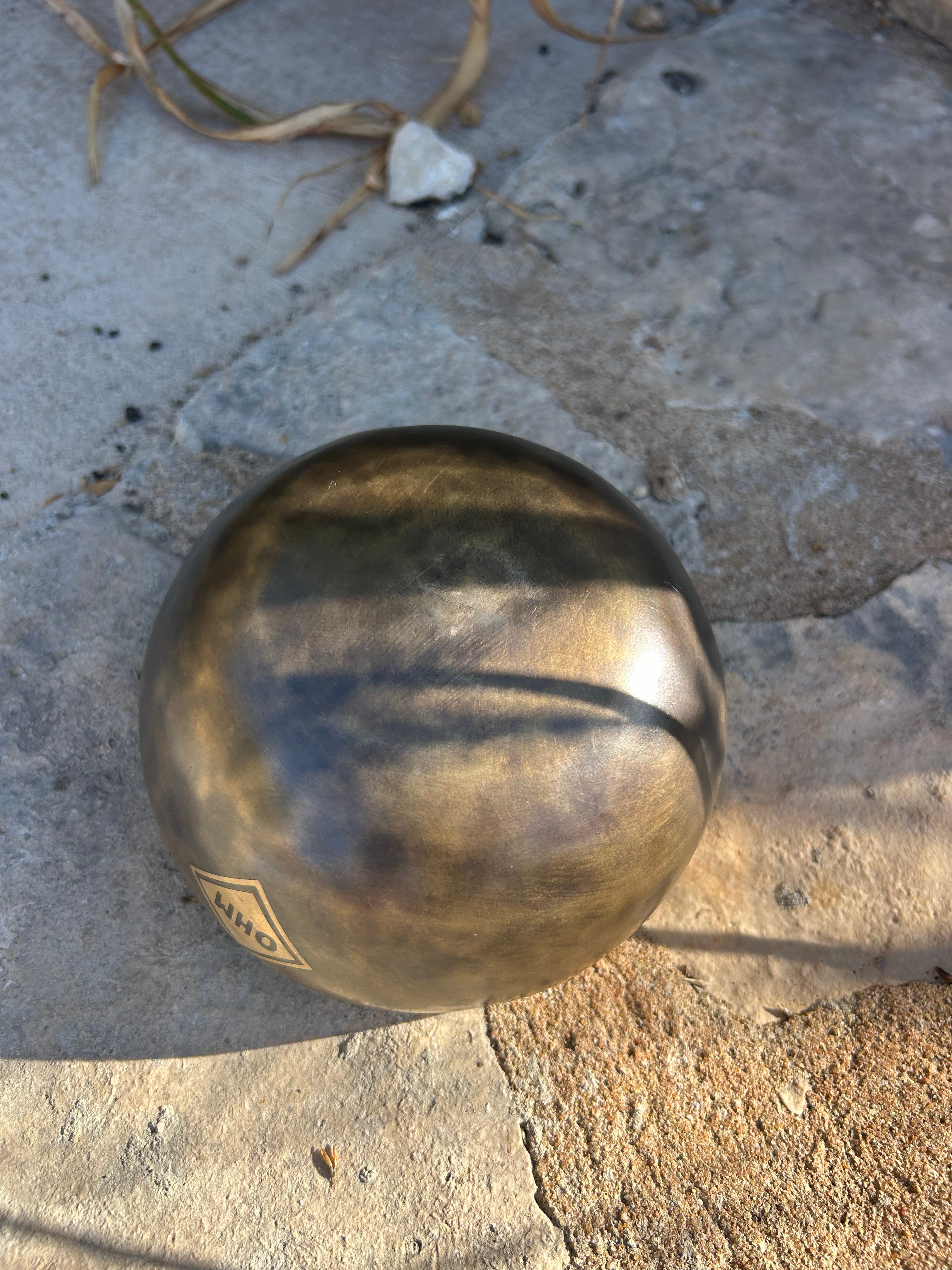 The Ohm Store E Note 4th Octave - Legacy Collection Handmade Bronze Makers Mark Singing Bowl - view 8