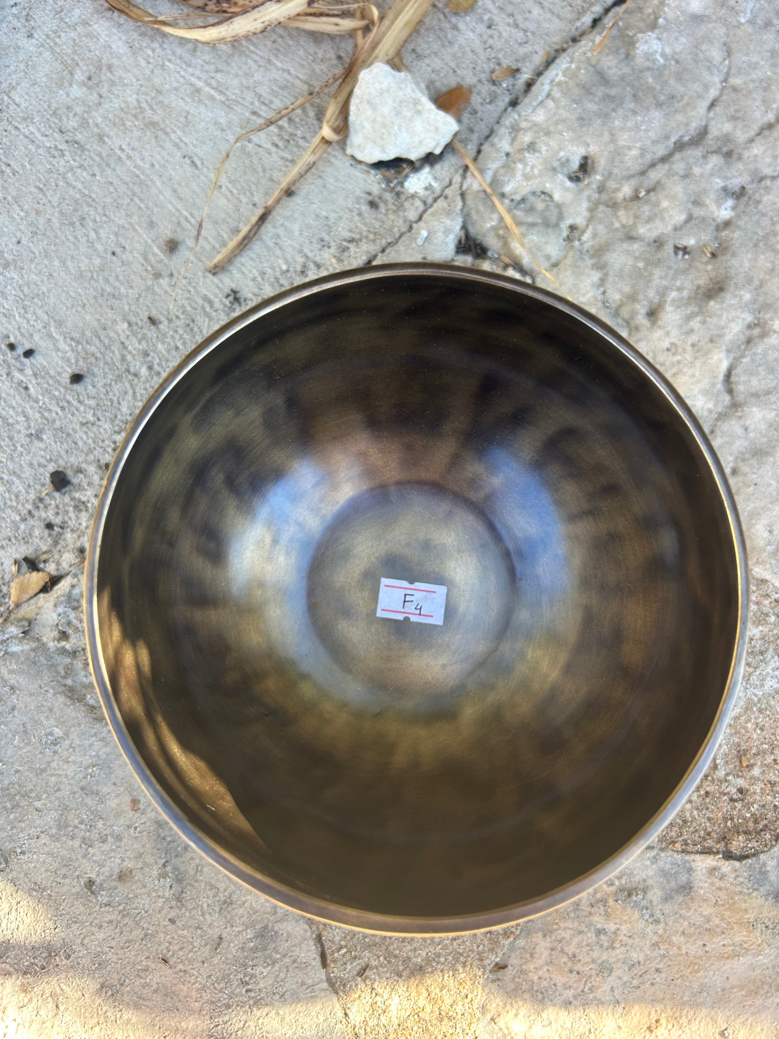 The Ohm Store F Note 4th Octave - Legacy Collection Handmade Bronze Makers Mark Singing Bowl - view 3