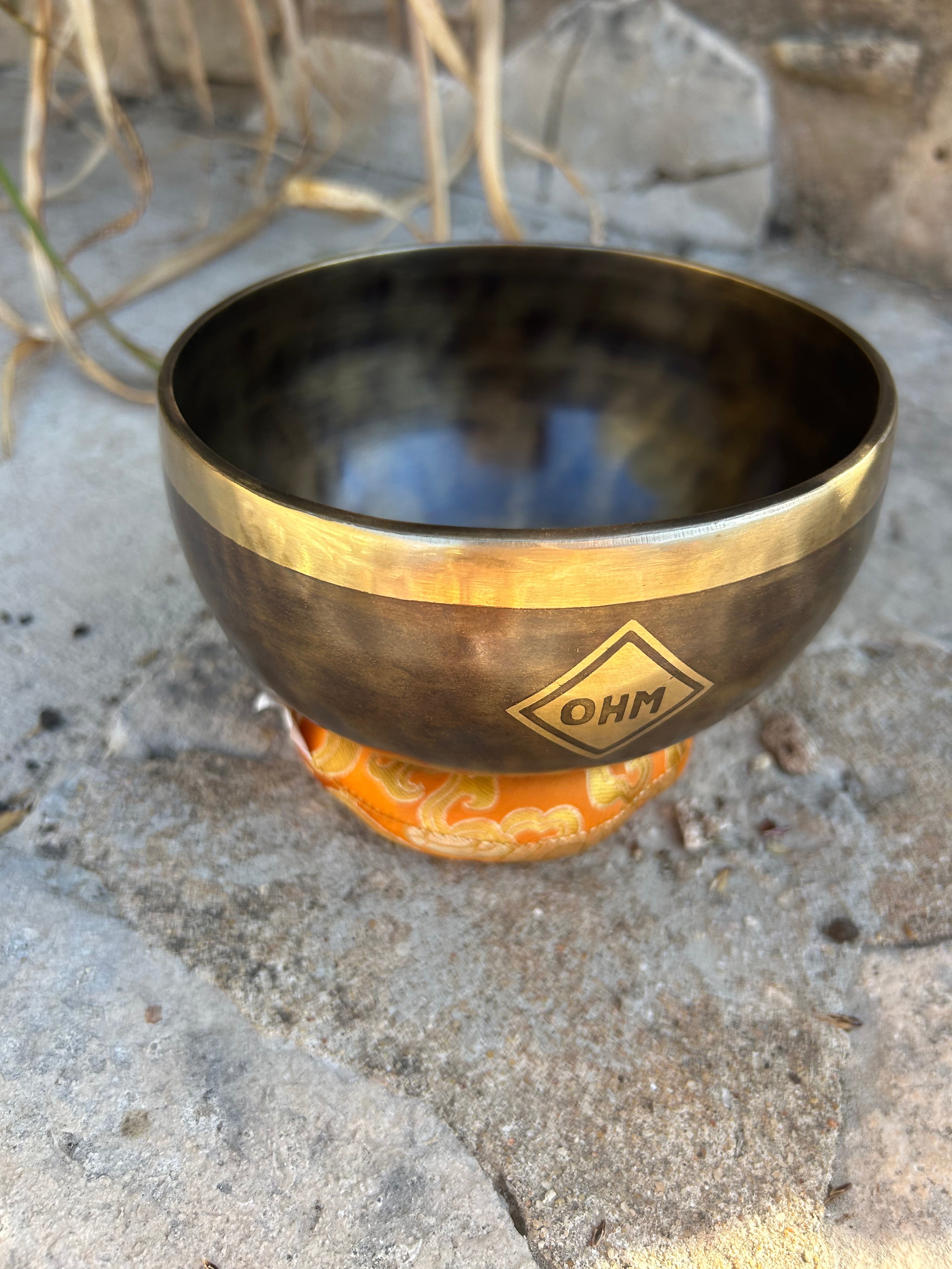 The Ohm Store F Note 4th Octave - Legacy Collection Handmade Bronze Makers Mark Singing Bowl - view 2