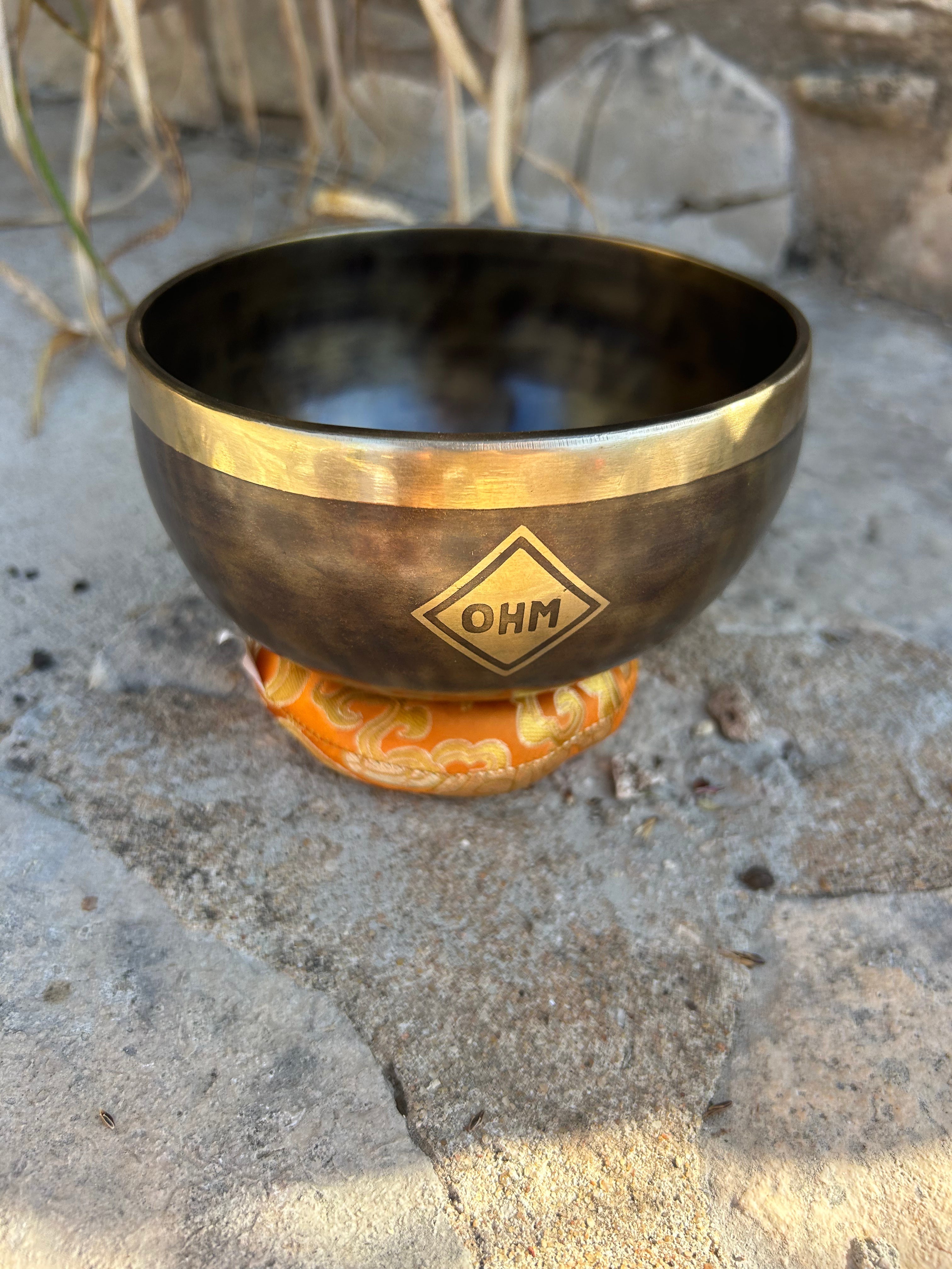 The Ohm Store F Note 4th Octave - Legacy Collection Handmade Bronze Makers Mark Singing Bowl - view 8