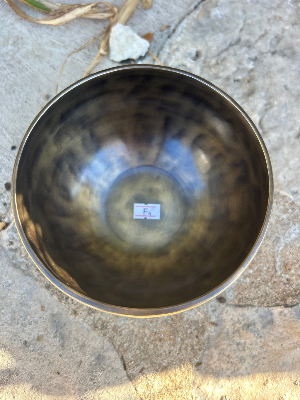 The Ohm Store F Note 4th Octave - Legacy Collection Handmade Bronze Makers Mark Singing Bowl - view 6