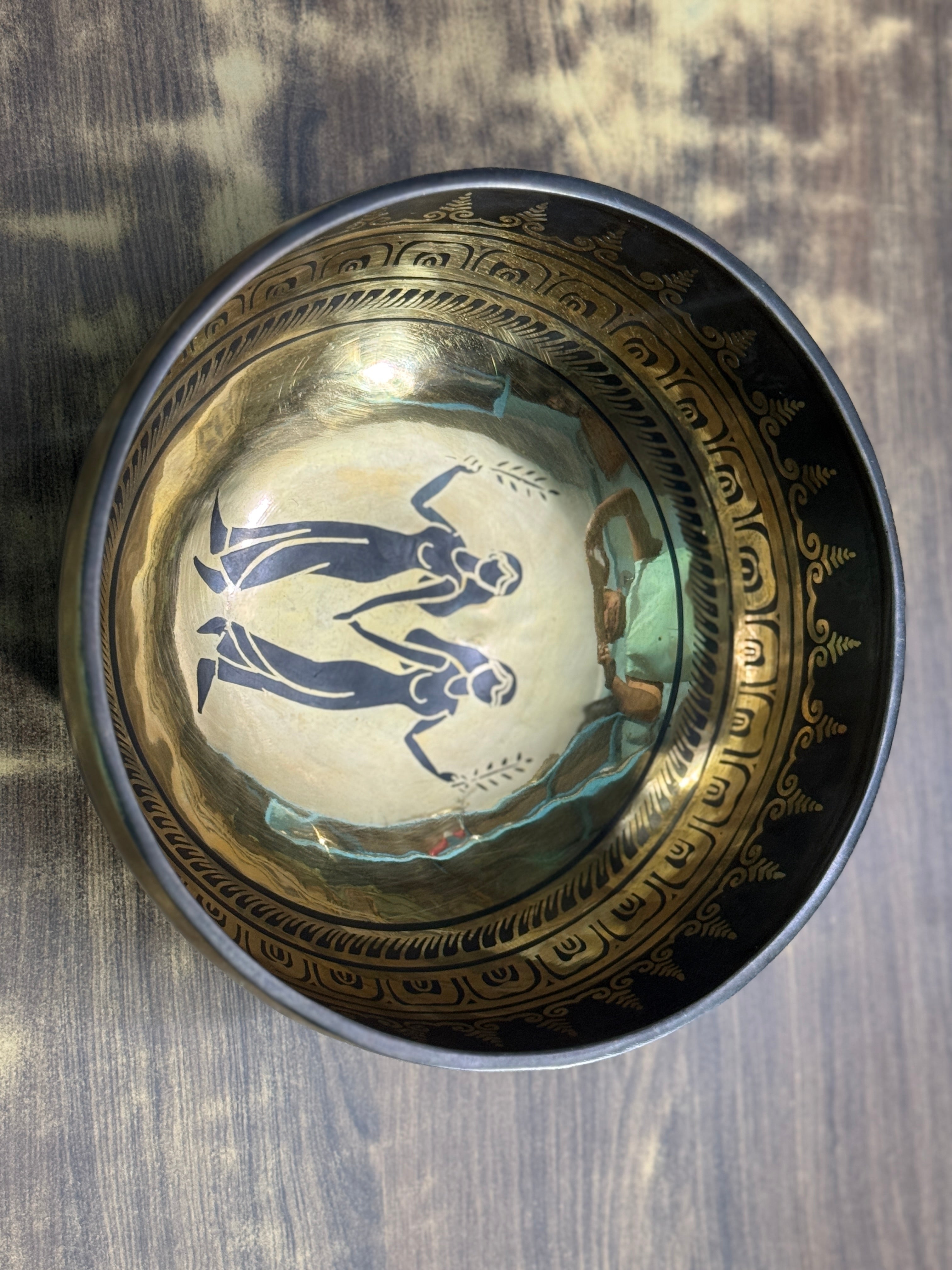 The Gemni Singing Bowl - 9 inch Large | Handmade In Nepal - view 7