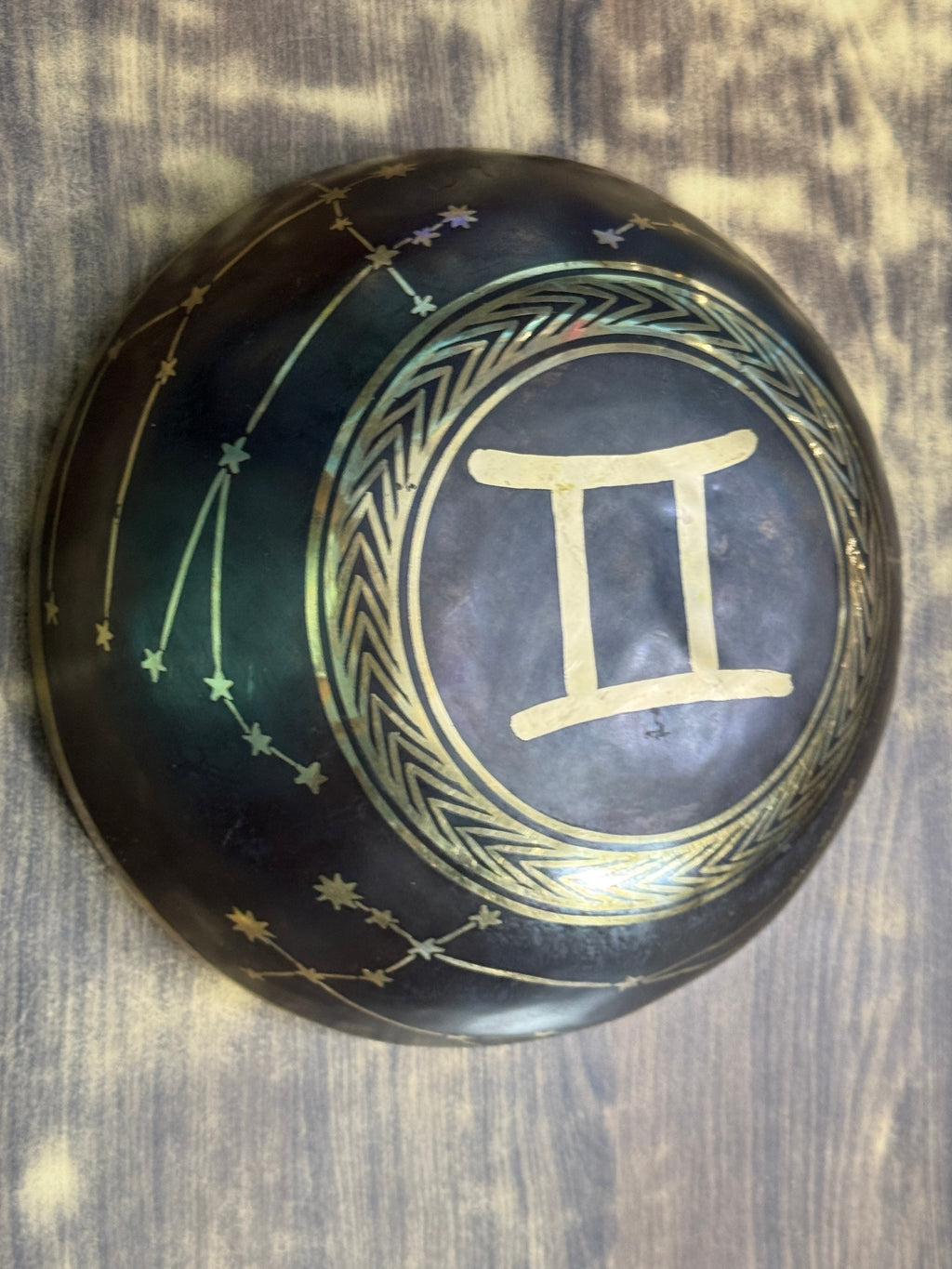 The Gemni Singing Bowl - 9 inch Large | Handmade In Nepal - view 5