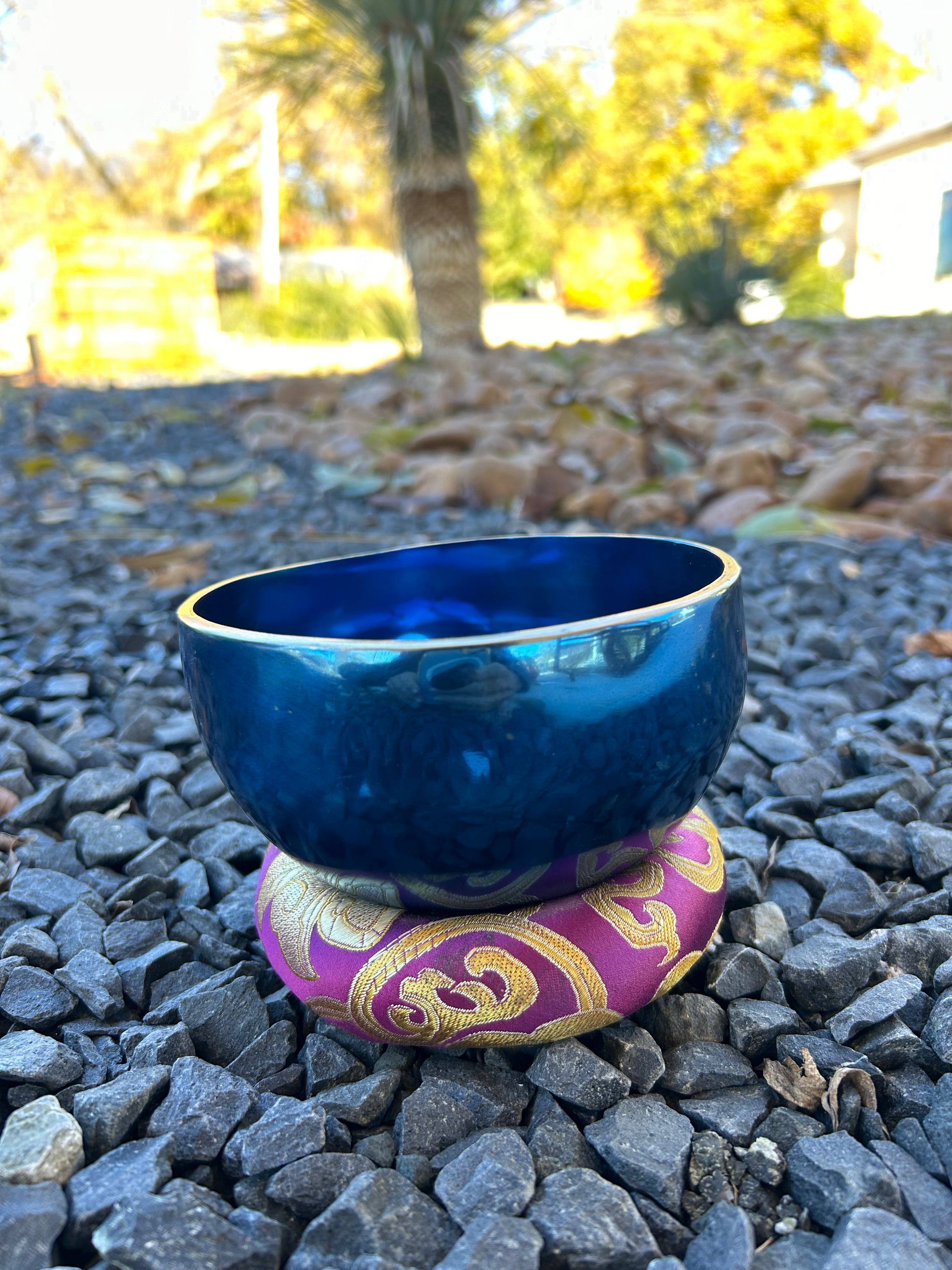 The Ohm Store 4.75 Inch 4th Octave A-Note Third Eye Chakra Bowl - view 6