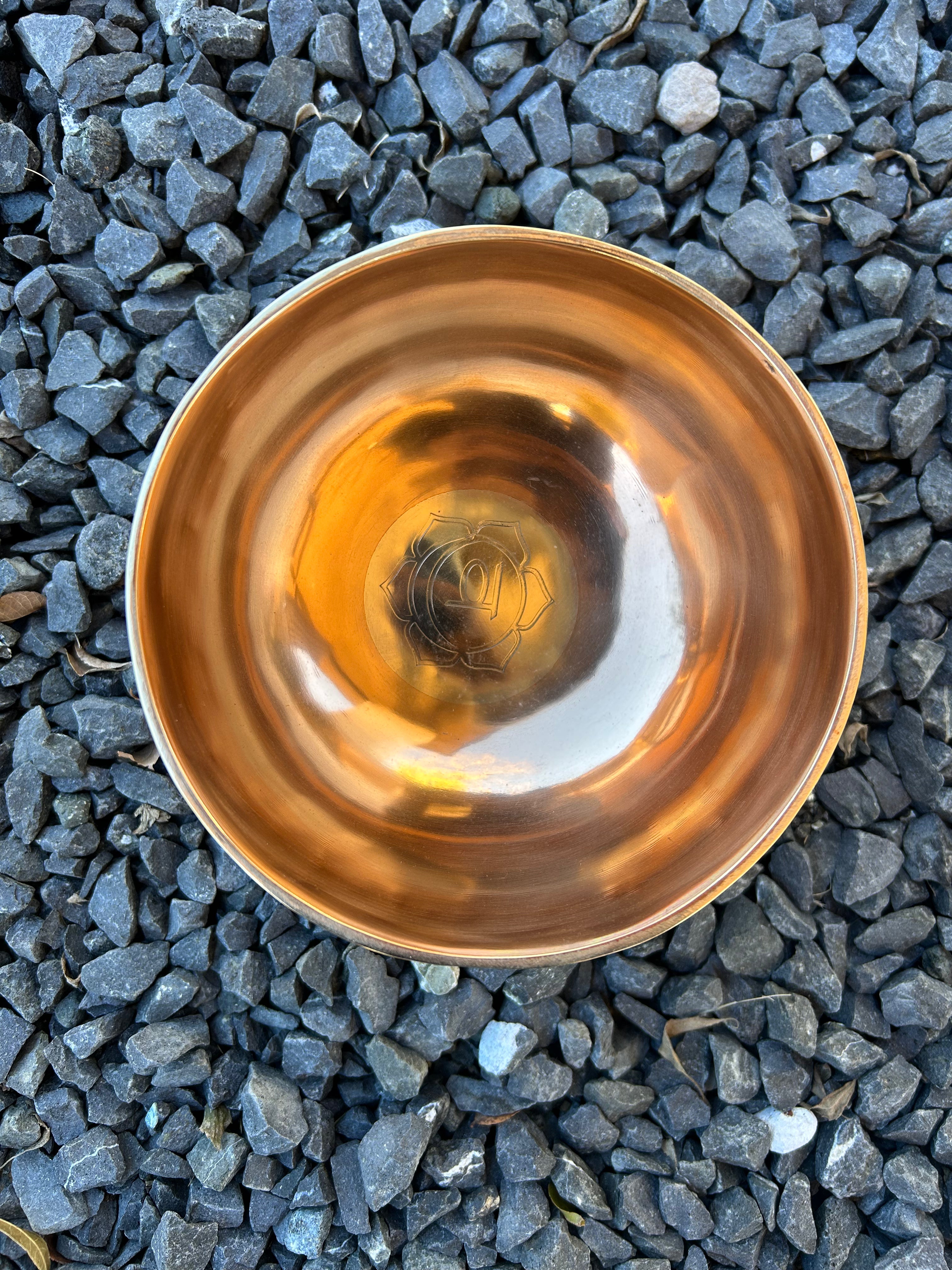 The Ohm Store 6.25 Inch 4th Octave D-Note Sacral Chakra Bowl