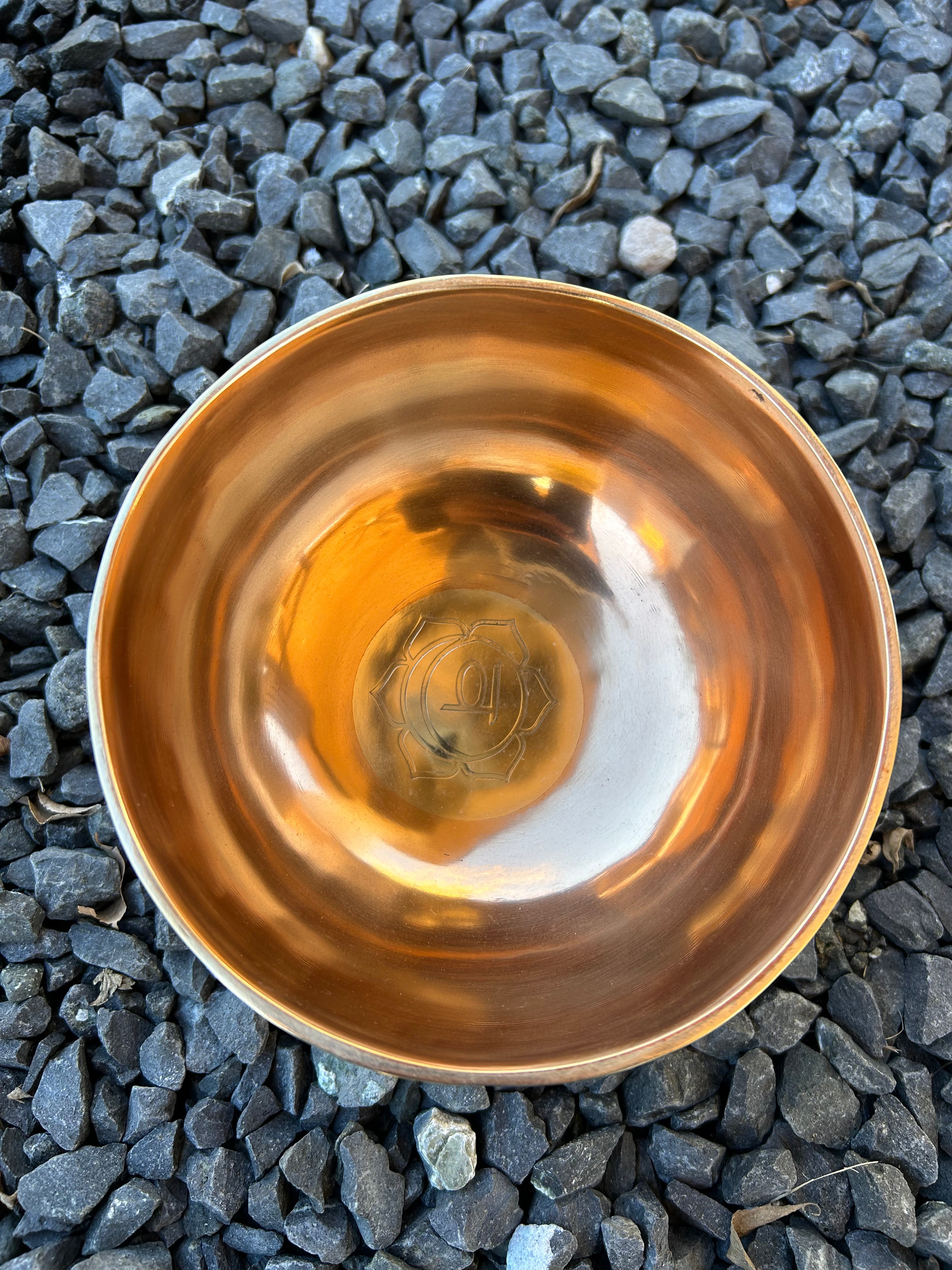 The Ohm Store 6.25 Inch 4th Octave D-Note Sacral Chakra Bowl - view 2