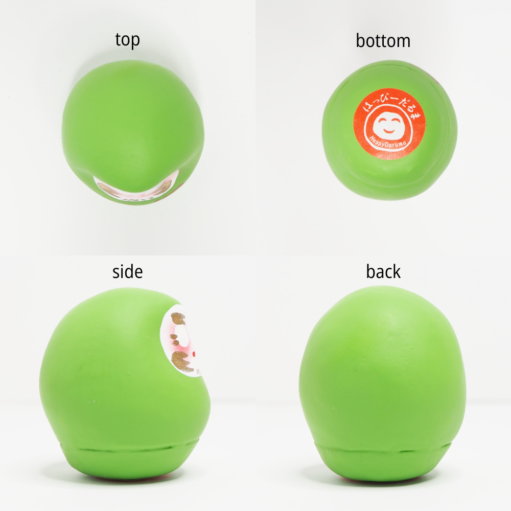 Nippon Kodo Daruma Doll - Green (Health)
