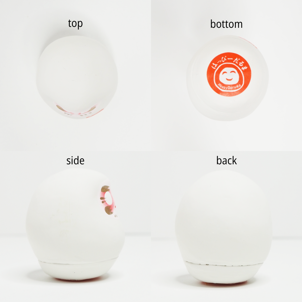 Nippon Kodo Daruma Doll - White (Hope)