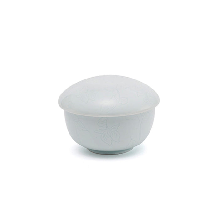 Kwangjuyo Baekja White Porcelain Bowl — Peony