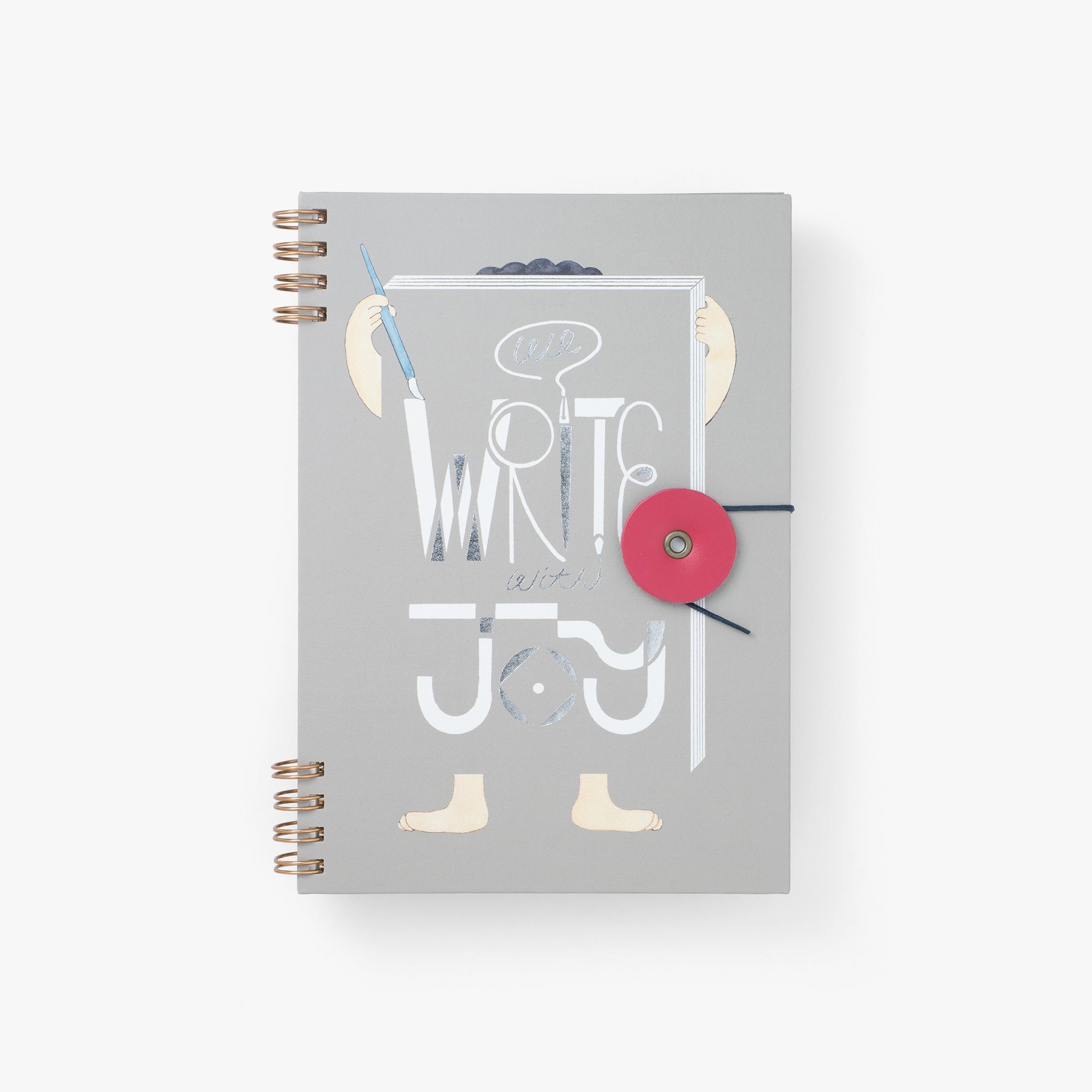 Kakimori B6 notebook - Daijiro Ohara/We write with joy(Grey)