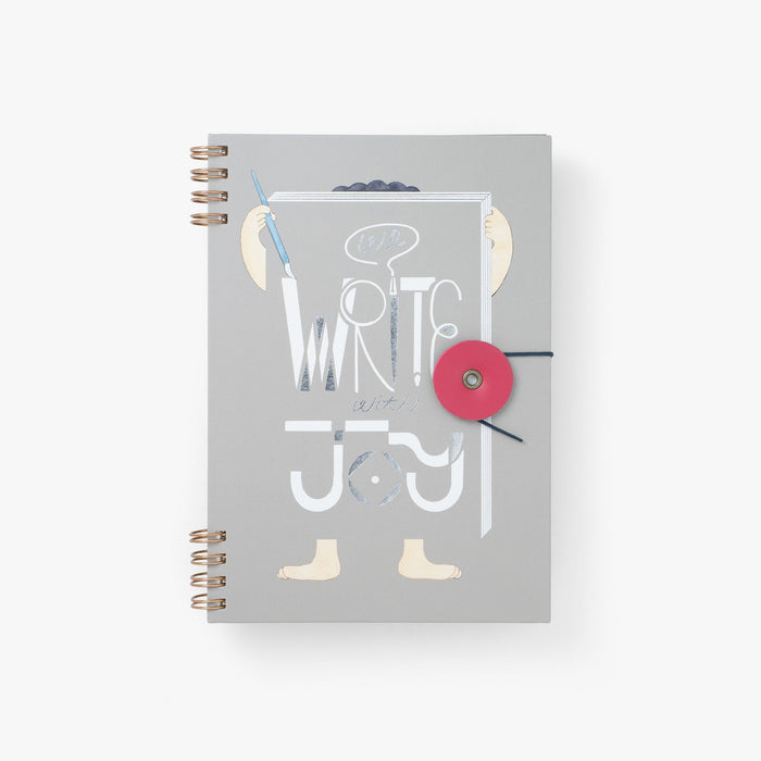 Kakimori B6 notebook - Daijiro Ohara/We write with joy(Grey)