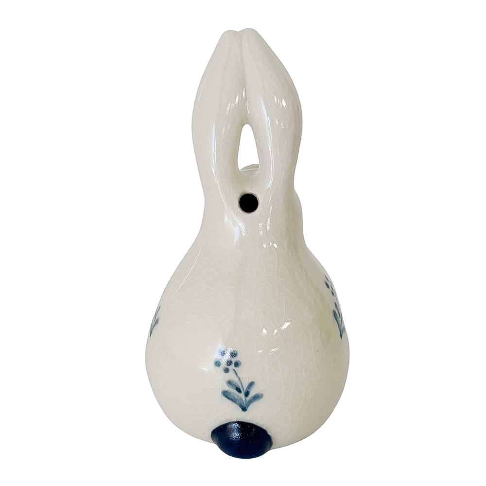 Nippon Kodo PORCELAIN INCENSE BURNER - Rabbit (White Finish)