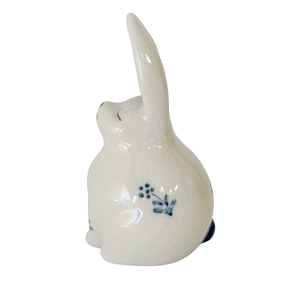 Nippon Kodo PORCELAIN INCENSE BURNER - Rabbit (White Finish)