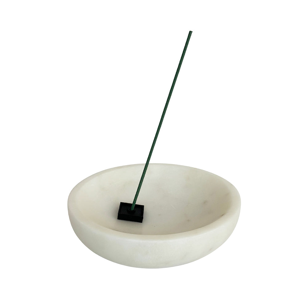 Nippon Kodo Round White Marble Bowl