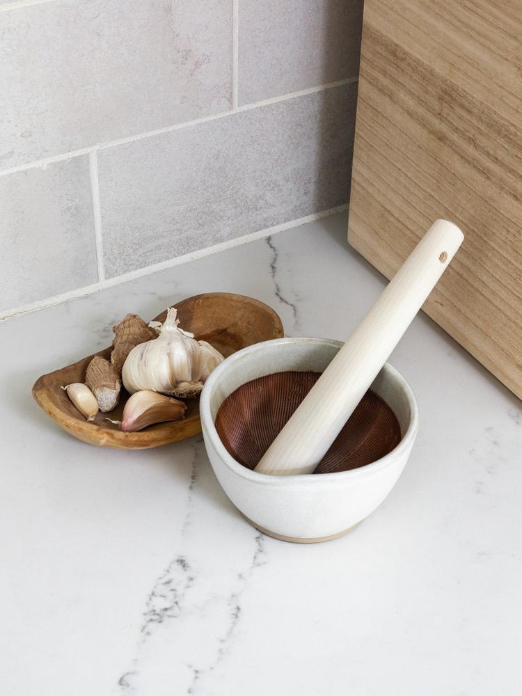 Rikumo Ceramic Motoshige Suribachi Mortar