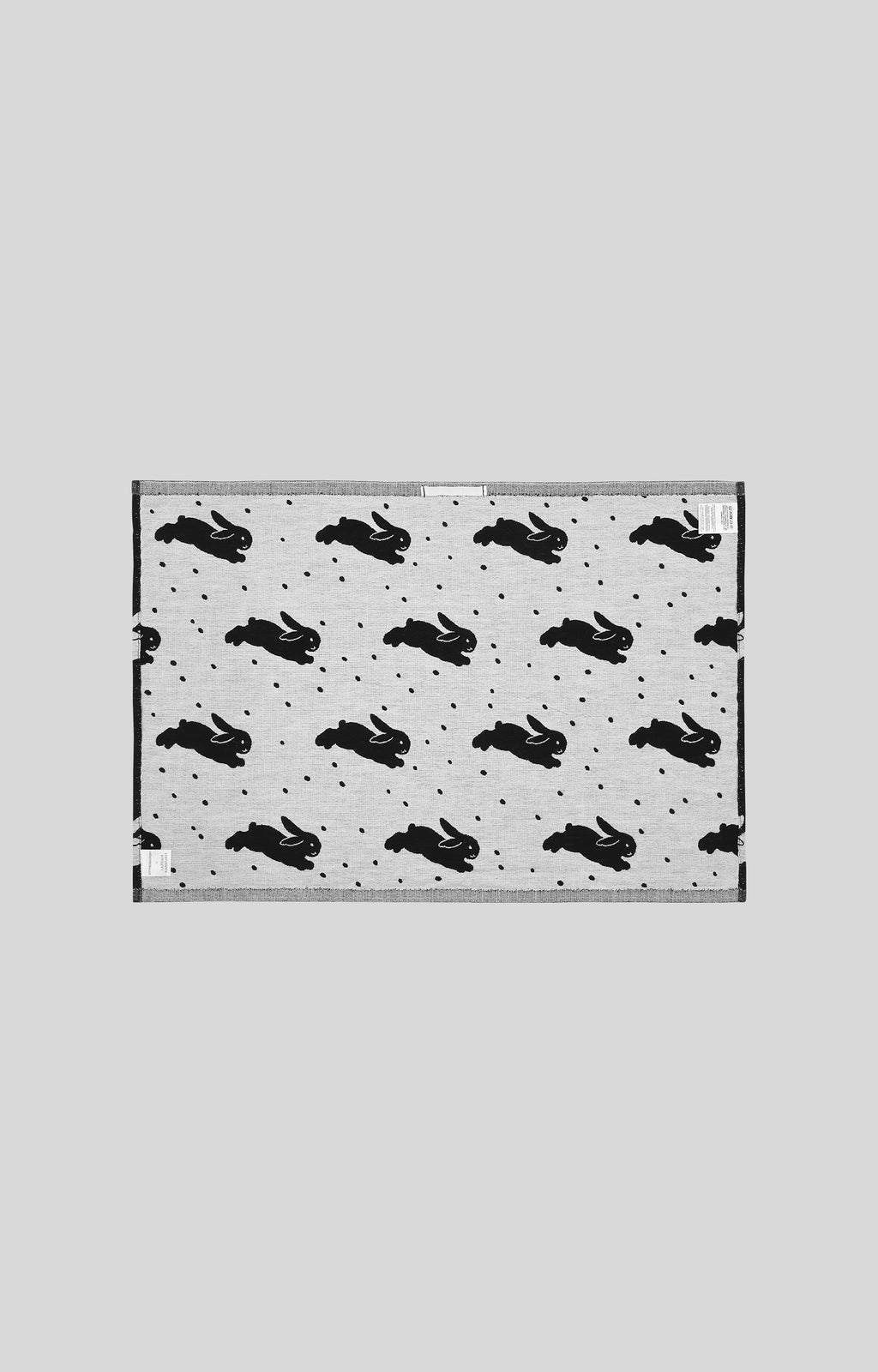 Kitty Bunny Pony Snow Bunnies Tea Cloth by Lapuan Kankurit