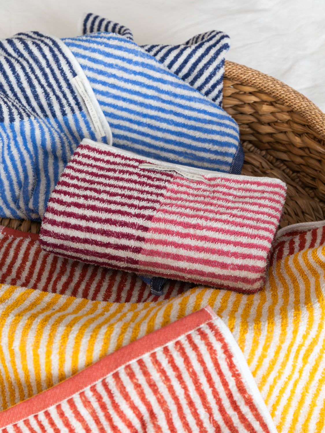 Rikumo Hemp Stripe Towel