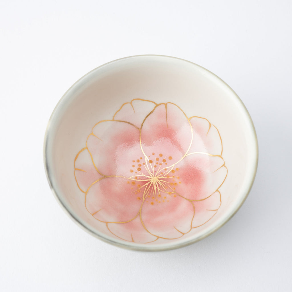 Musubi Kiln Colorful Floral Japanese Teacup