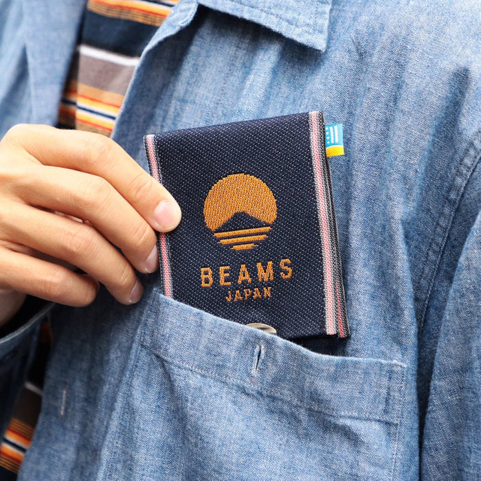 BEAMS JAPAN Takata x BEAMS Japan Denim Logo Coin Purse