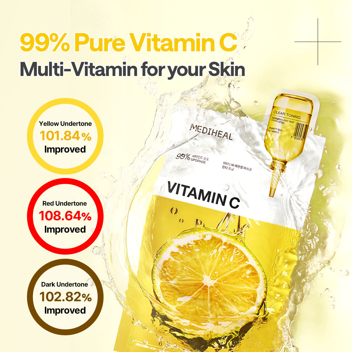 Mediheal Vitamin C Essential Mask Clear Toning - view 6