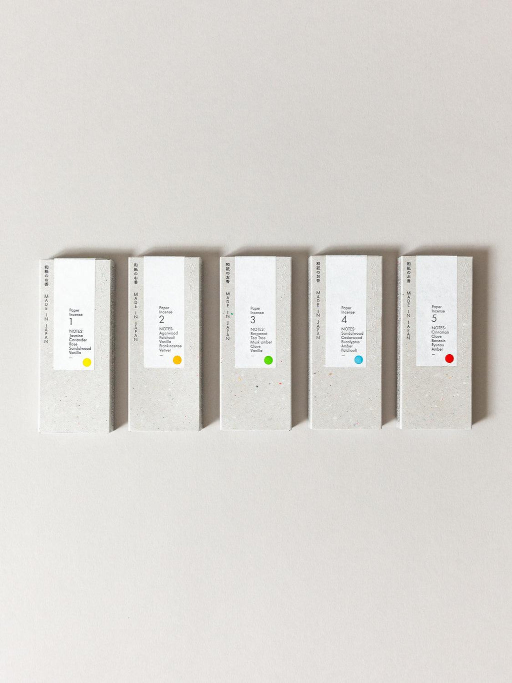 Rikumo Washi Paper Incense Strips