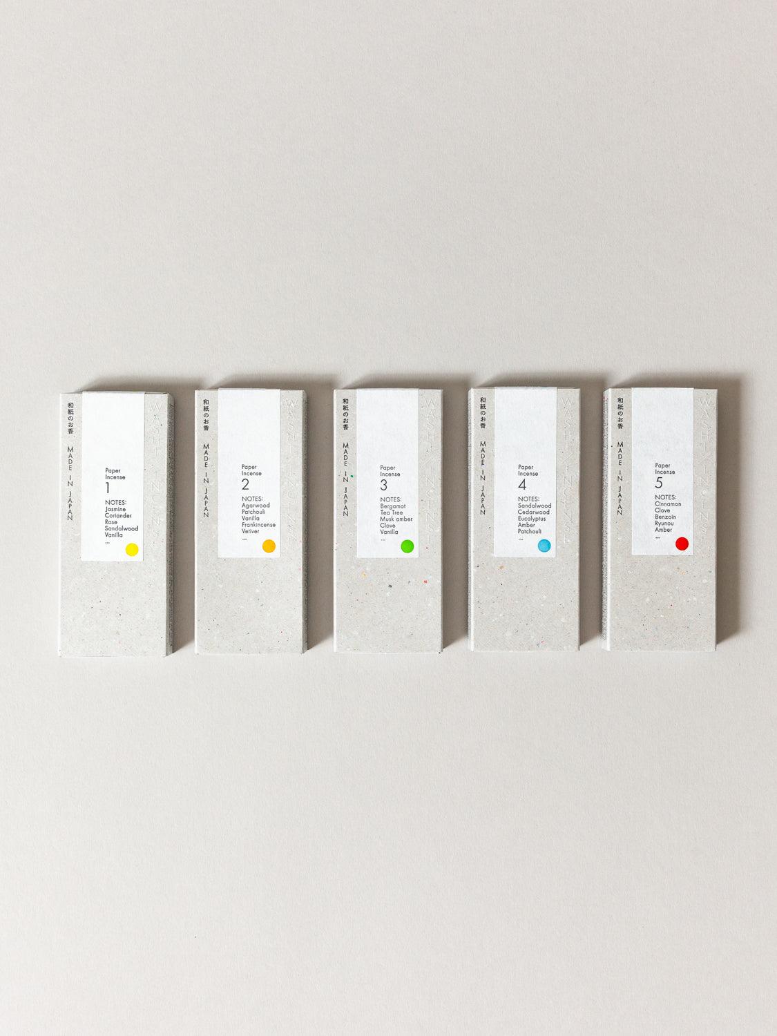 Rikumo Washi Paper Incense Strips