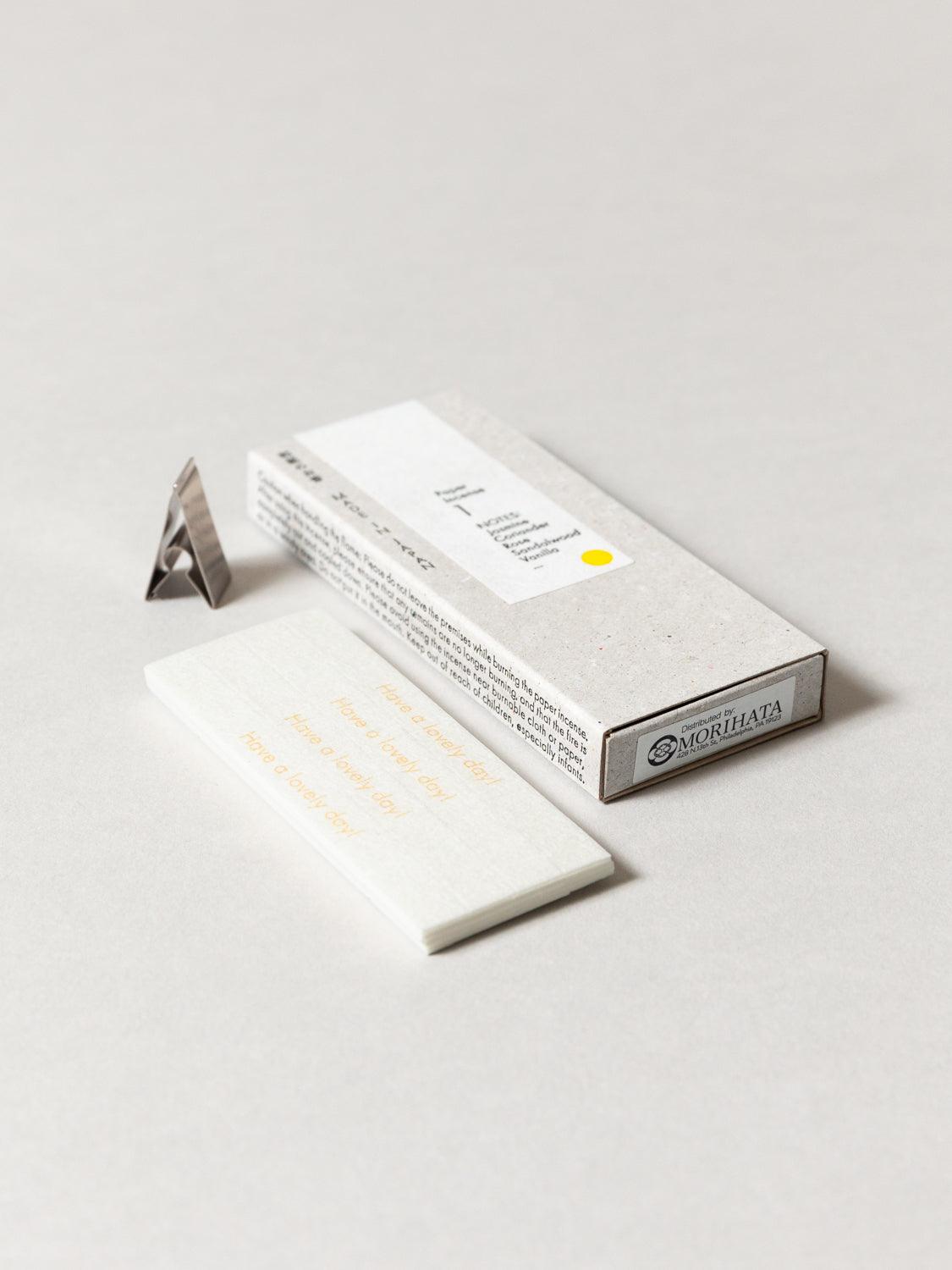 Rikumo Washi Paper Incense Strips
