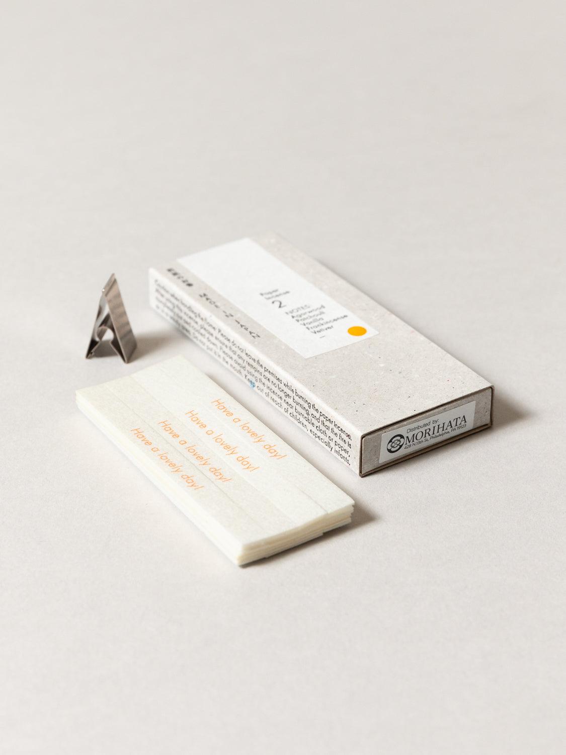 Rikumo Washi Paper Incense Strips