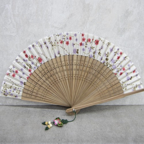 Korean Silk Folding Fan - Small