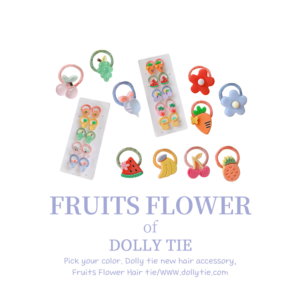 Dolly Tie Korean Hair Accessory - Handmade Seoul Design No.11