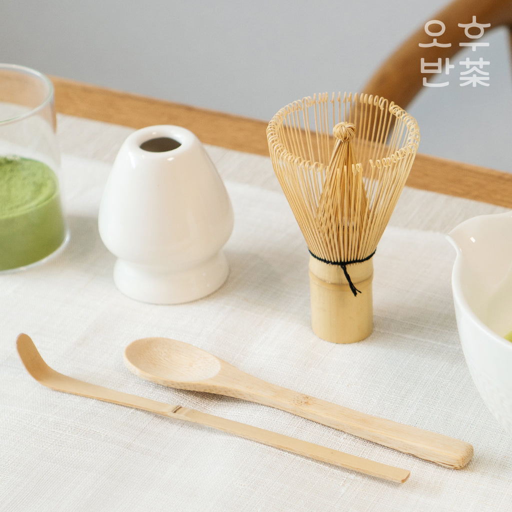 KOHGANE Korean Tea Scoop Matcha Whisk Matcha Set - Tea Ritual Object - view 4