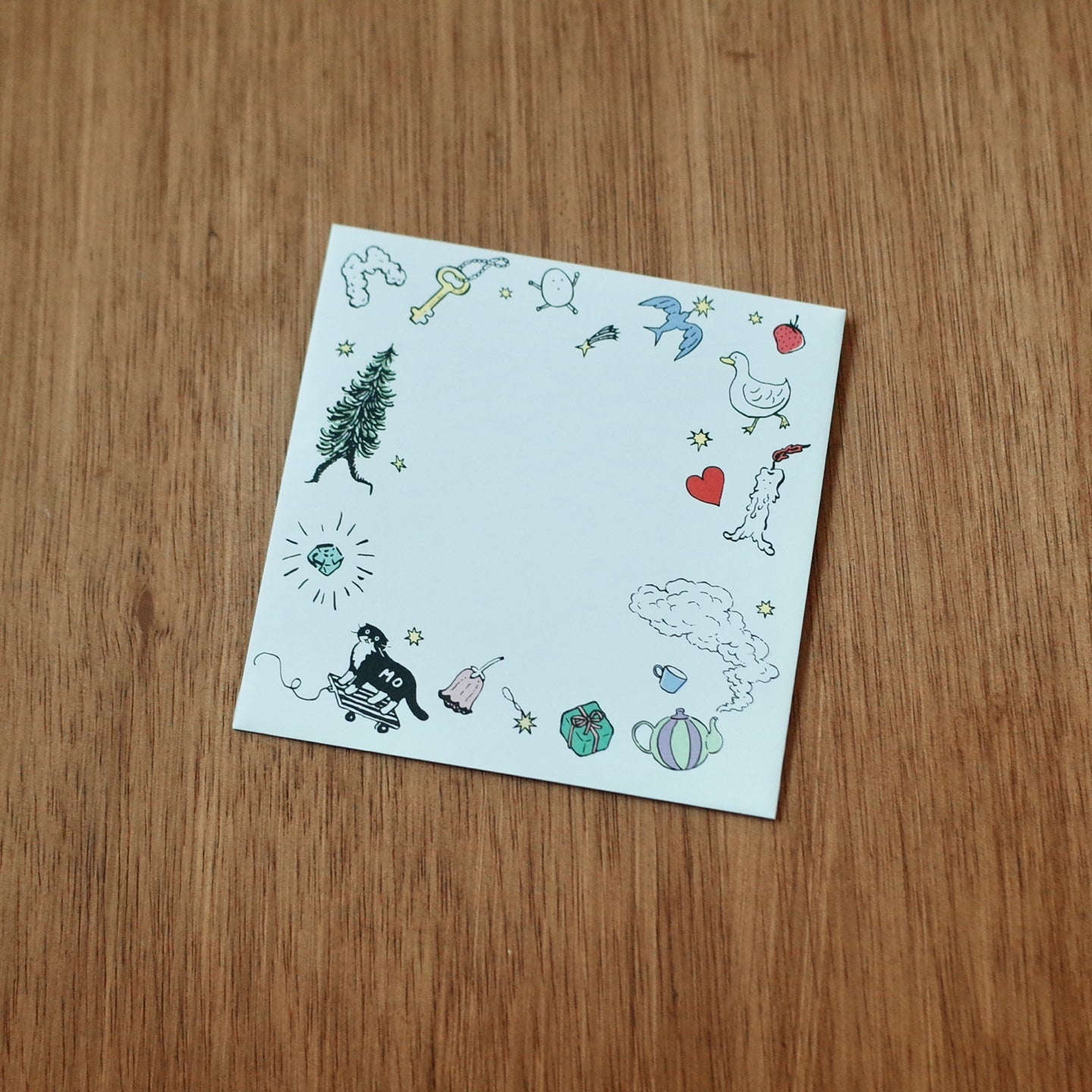 Inside Object Stationery - Mo pop card_jumping mo - view 2