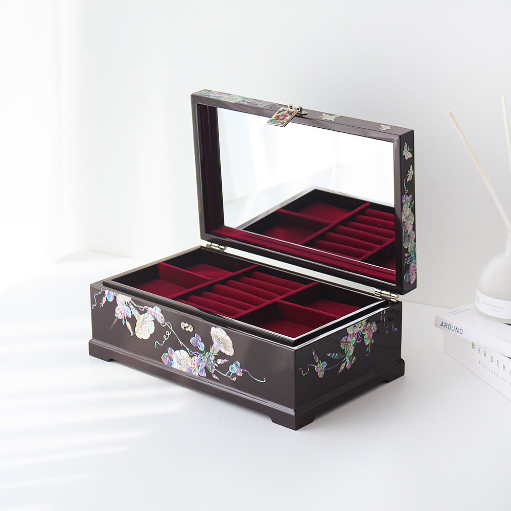Najeon Mother-of-Pearl Jewelry Box - 2 - Tier - view 6