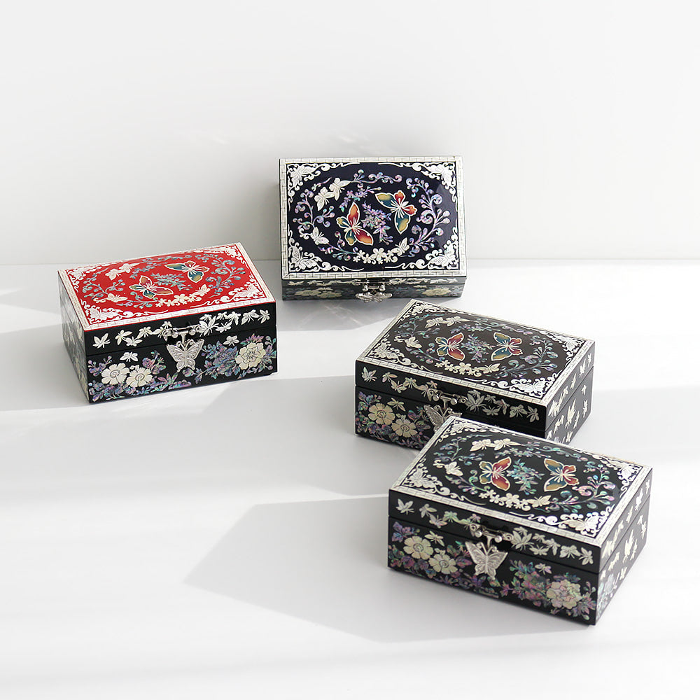 Najeon Mother-of-Pearl Jewelry Box - Butterfly 14cm - view 2