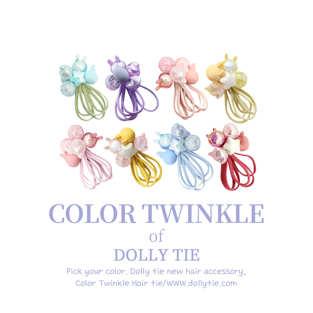 Dolly Tie Korean Hair Accessory - Handmade Seoul Design No.11 - view 4