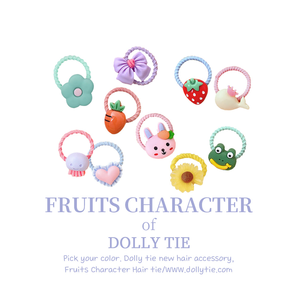 Dolly Tie Korean Hair Accessory - Handmade Seoul Design No.33 - view 5