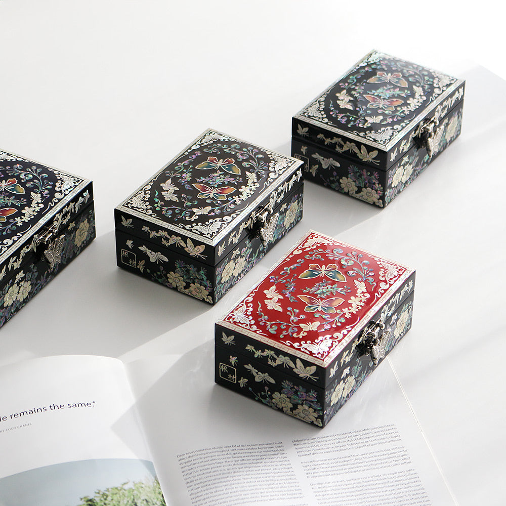 Najeon Mother-of-Pearl Jewelry Box - Butterfly 14cm - view 4